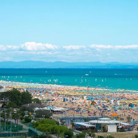 Bright Sea Front With Balcony Apartment Bibione